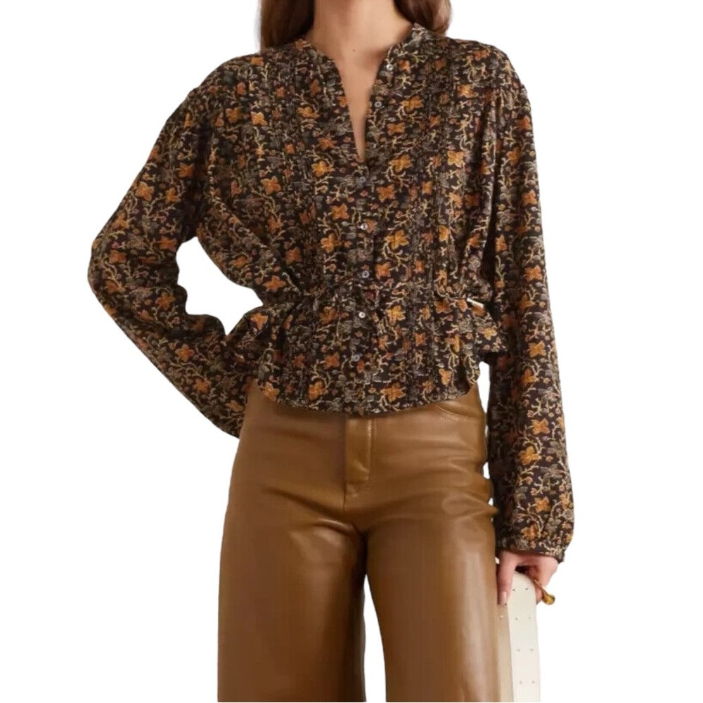 Doen 'Layne' Floral Cotton Top - Picture 1 of 3